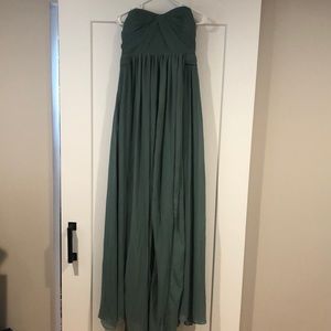 Birdy Grey convertible bridesmaid dress in sea glass color size L